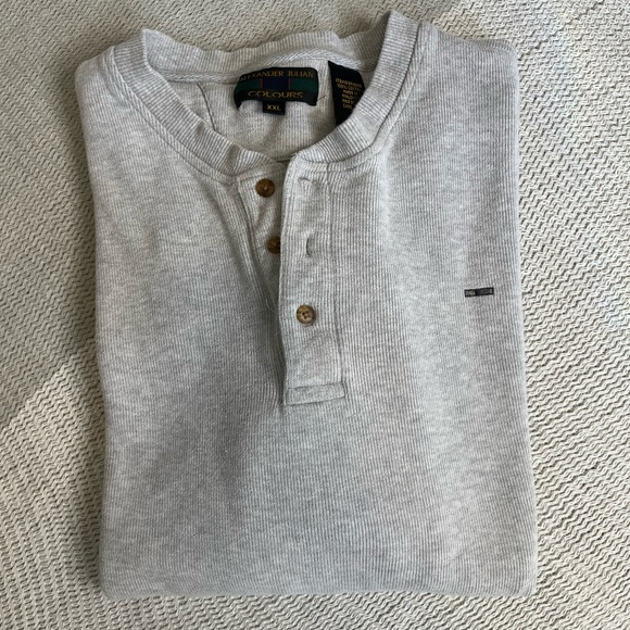 Vintage Alexander Julian Colours Long Sleeve Shirt Crew Neck - Picture 3 of 8